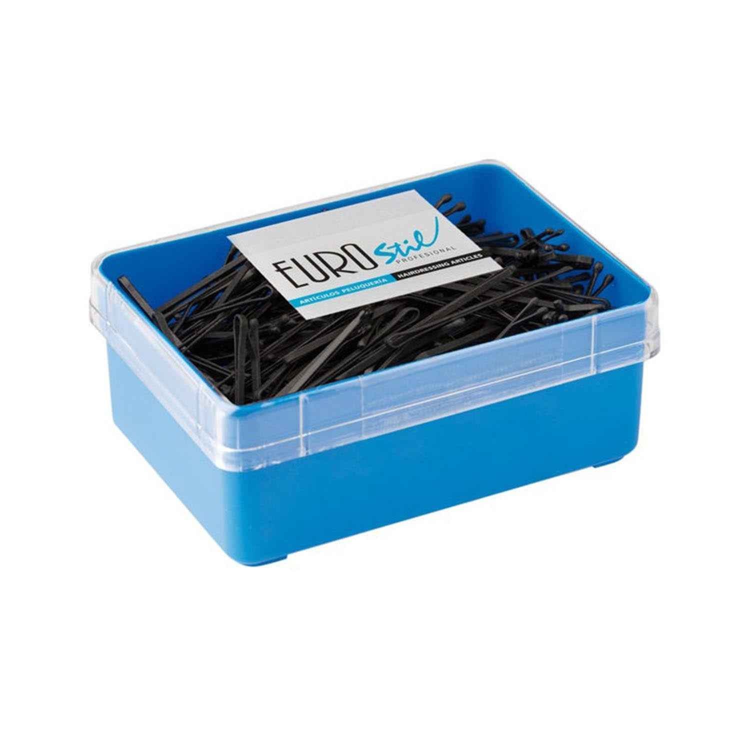 Eurostil Anti-Deslizante Caja Clips Negro Negro 50Mm 1Un